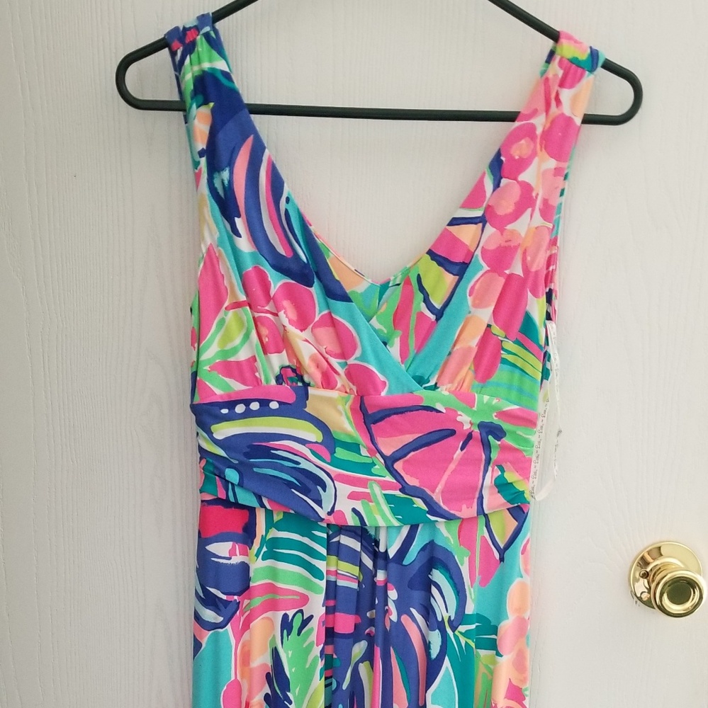 EUC Lilly PulitzerExotic Multi Garden Sloane Dress